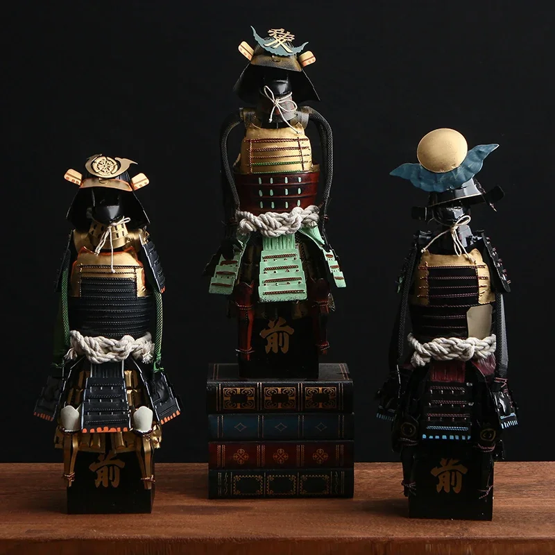 Japanese Armor Iron Warrior Jujiu House Vintage Nail Polish Decoration Restaurant Restaurant Ideas Decoration Japanese Crafts