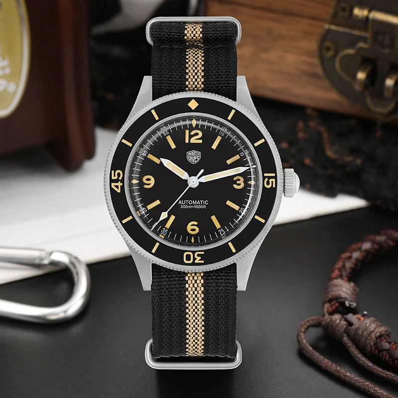  ƽ Ʈ ̺ ð, ̾ ũŻ  ð, 300M ð, 40mm ð, Ƽ 50-Fathoms NH35