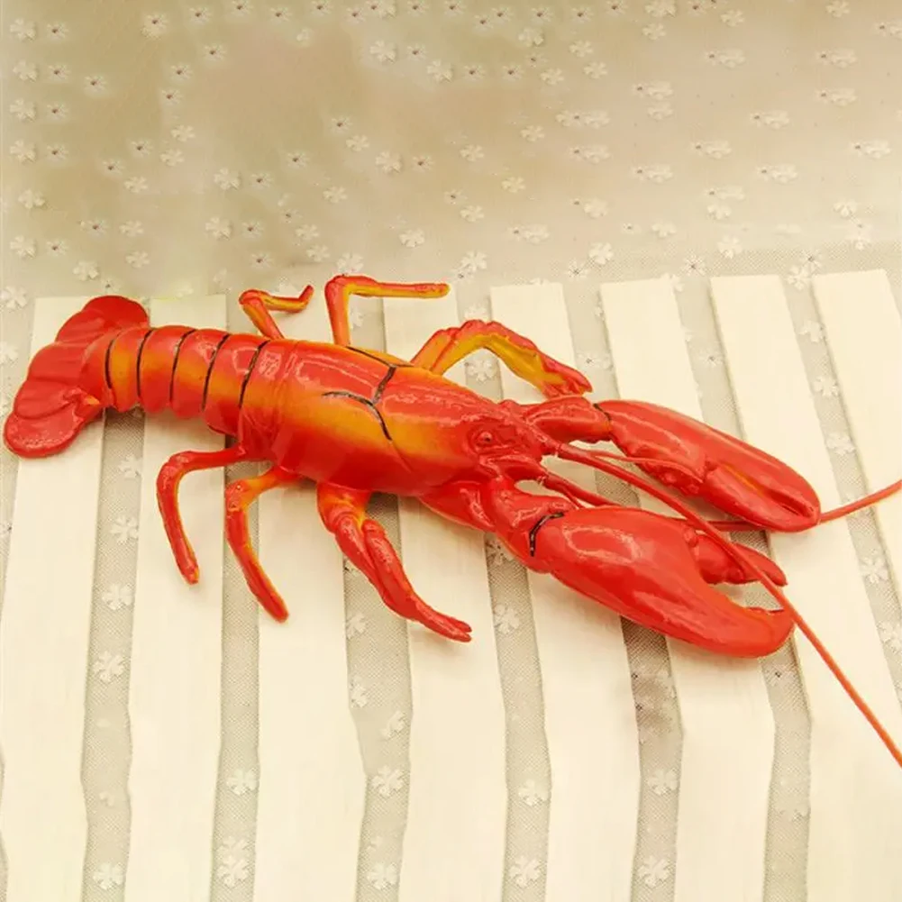 1pc lebensechte Hummer Modell Dekor künstliche kreative realistische Hummer form Dekor 36x13cm Simulation Hummer Krabben Modell Spielzeug – Detail 16