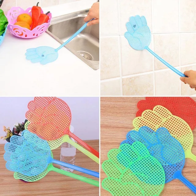 3Db Szilárd Univerzális Hosszú Fogantyú Háztartás Kézi Alakú Műanyag Gyakorlati Otthon - Image 6