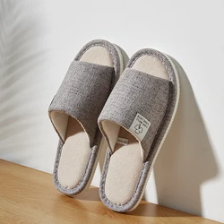 Cozy Open-Toed Home Slippers for Men and Women - Breathable and Comfortable for Spring, Summer & Autumn (GRAY)