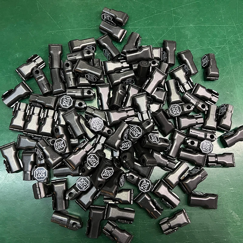 Security Tag Accessory 100 pcs/Bag Red/Black 6mm EAS Security Tag stop lock hook security display hook Anti Theft Stoplock
