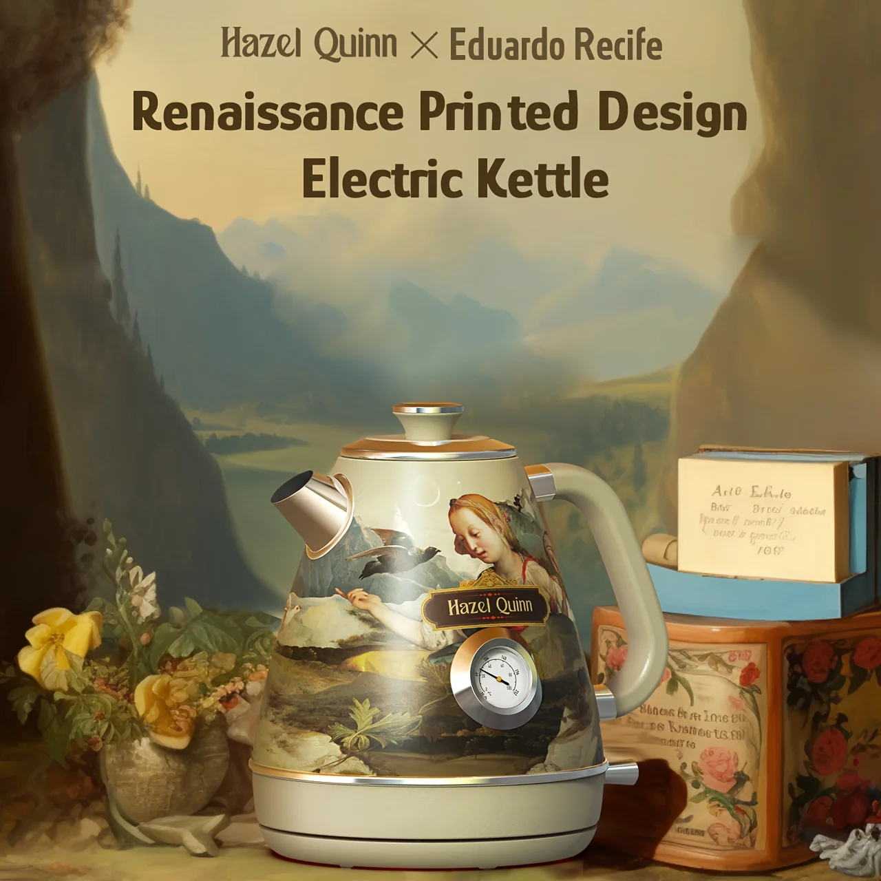 Kettle Electric Retro with 보리차Thermometer All Stainless Steel, Fast Boiling BPA-free, Automatic Shut-Off 멸균우유1리터 5