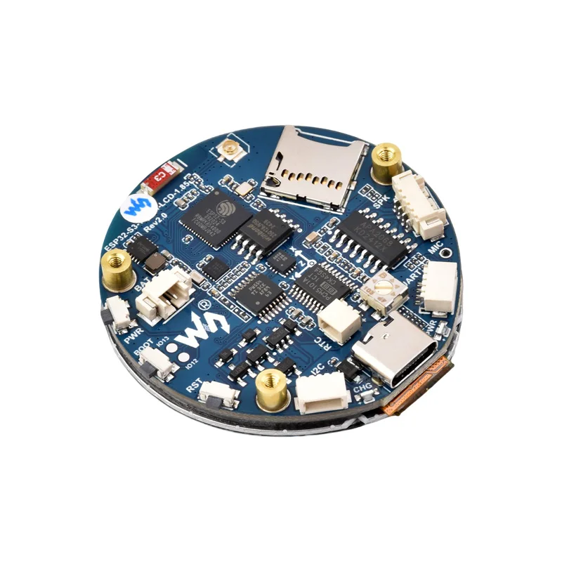 Waveshare ESP32-S3 1.85��ġ ��ġ LCD �ɼ� ESP32, 1.85��ġ IPS ���÷��� 360��360 WiFi �� Bluetooth ����