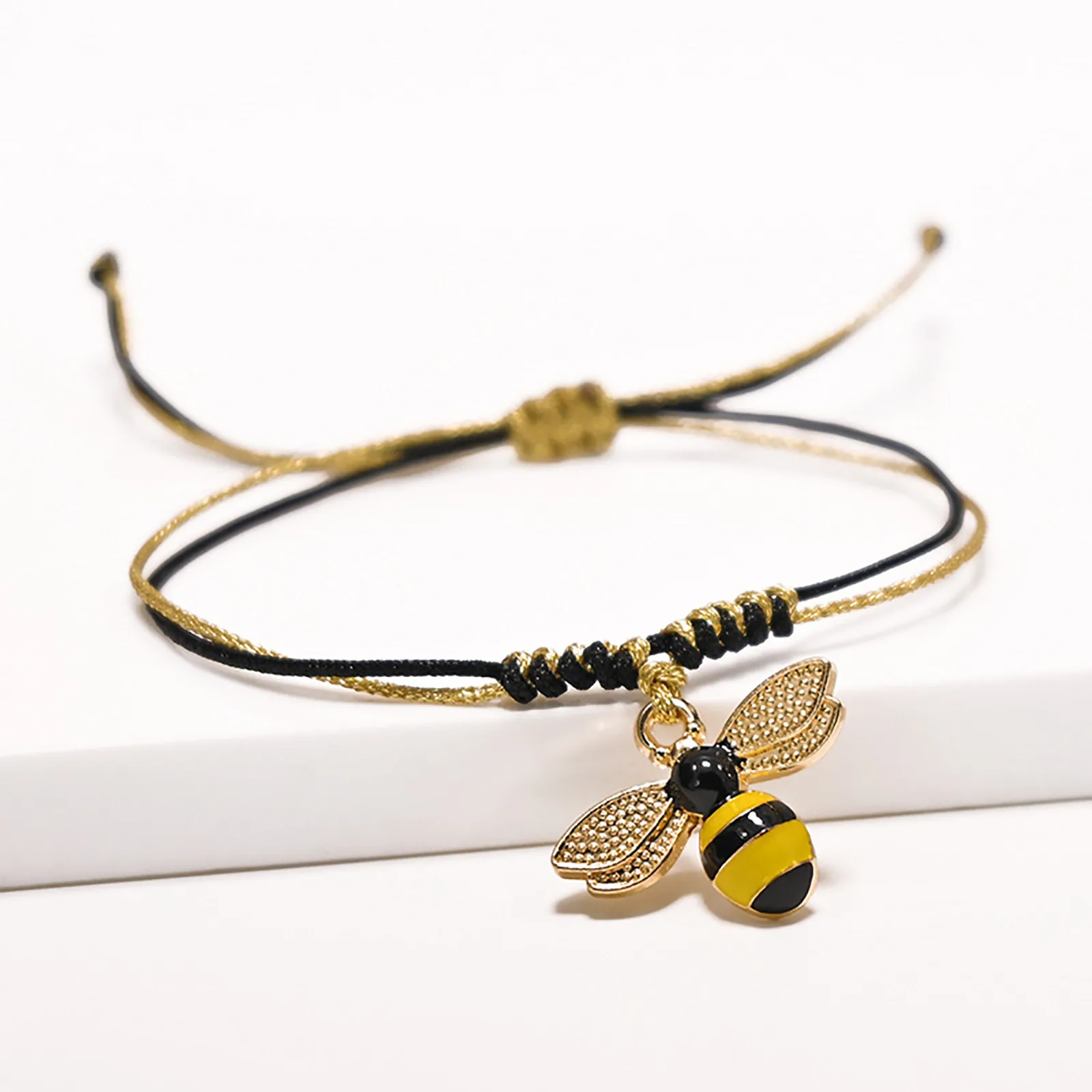 925 Sterling Silver Cute Honey Bee Chain Bracelet Cubic Zirconia Little  Bumblebee - China Cute Honey Bee Bracelet and Adjustable Bracelet price |  Made-in-China.com