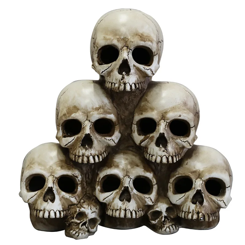 

Resin Glowing Skull Halloween Props Halloween Decoration Halloween Gift
