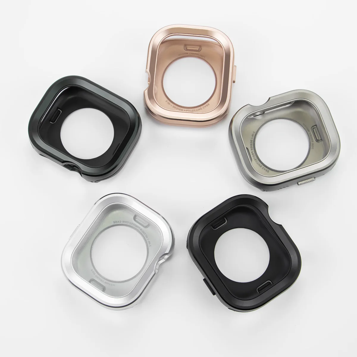 Premium Protective Case for Apple Watch – Sleek Aluminium-Titanium Bezel with Durable TPU Cover