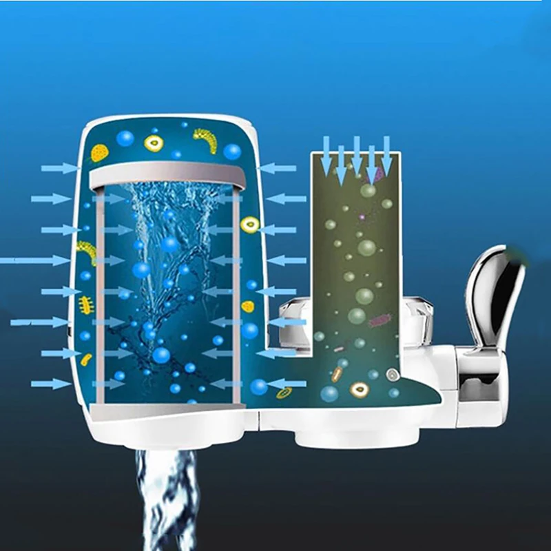 Water Purifier Activated Carbon Water Filter Cartridges Kitchen Faucet Tap Replaceable Scale Inhibiting Carbon Filter Element