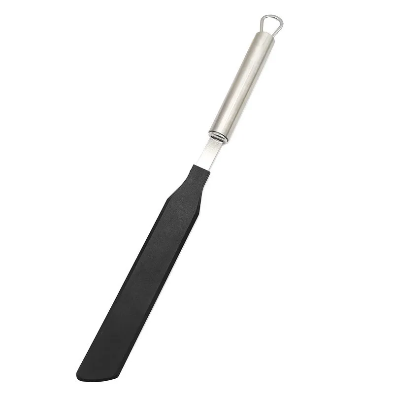 Pancake Tool Stainless Steel French Crepe Spreader Pancake Like Batter Spreading Tools Pancake Like Batter Bakery Kitchen + Spatula