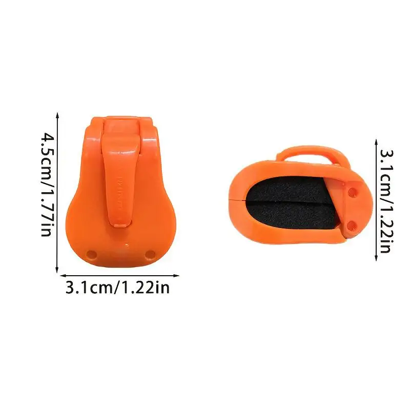 2Pcs Quick-Attach Fishing Rod Clip Tool-Free 1-Hand Holder For Freshwater Rods Storage Racks Secure Grip Tackle Organizer