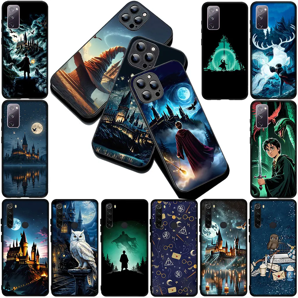 Magical Castle & Wand Owl Soft Phone Cover