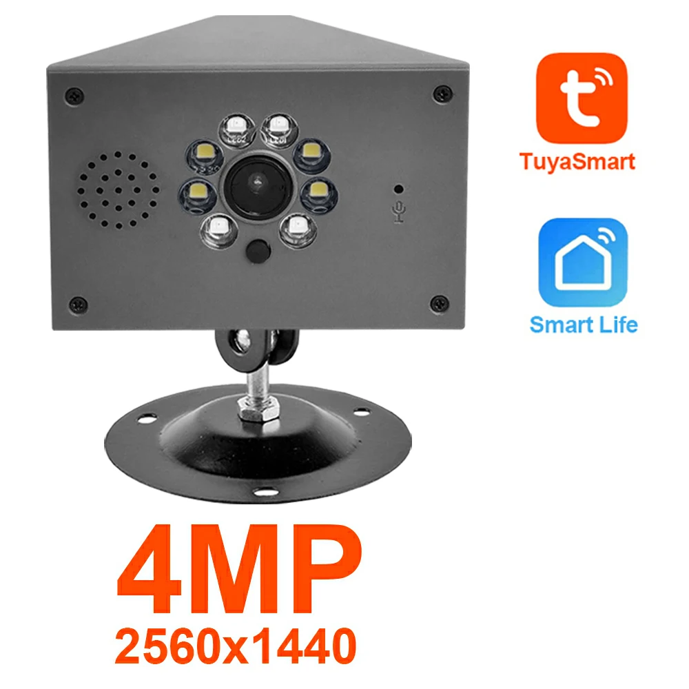 6MP Tuya Smart Camera Security Wireless Window Aquarium Mount Multi-Purpose WiFi Monitoring Night Vision Corner Two-Way Audio