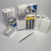Winsor & Newton Cotman Watercolor Paint Field Pocket Portable Travel Set 12 Colors Half Pans Watercolor Painting Brush Sponge 1