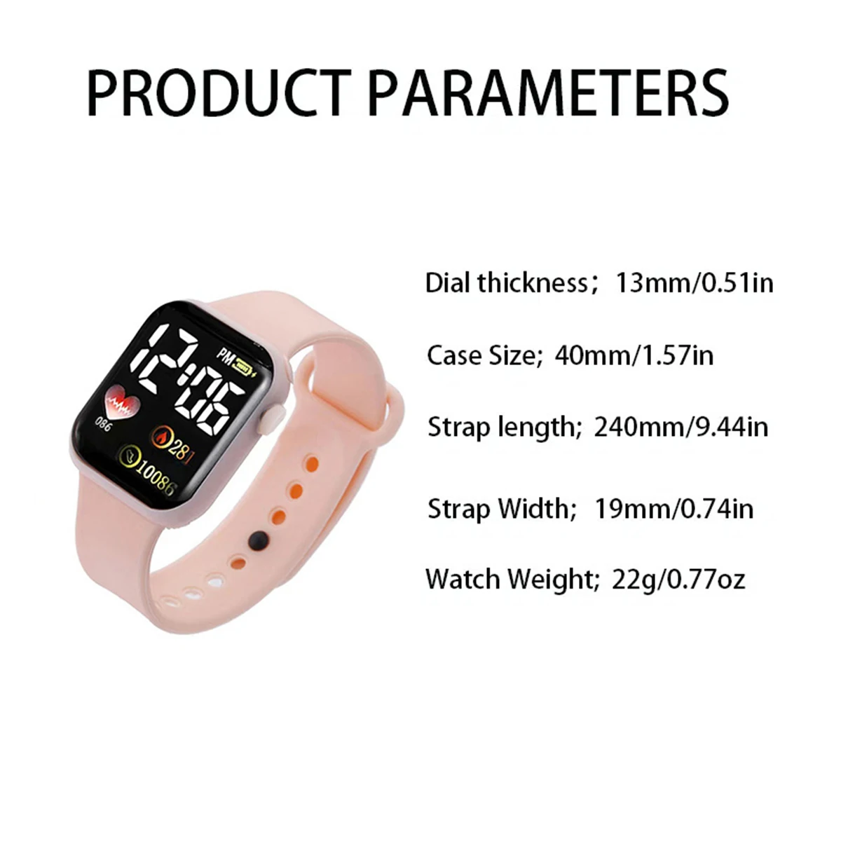 Wrist Watch 2pcs Fashion Simple Square Electronic Watch and Leather Quartz Wrist Watch