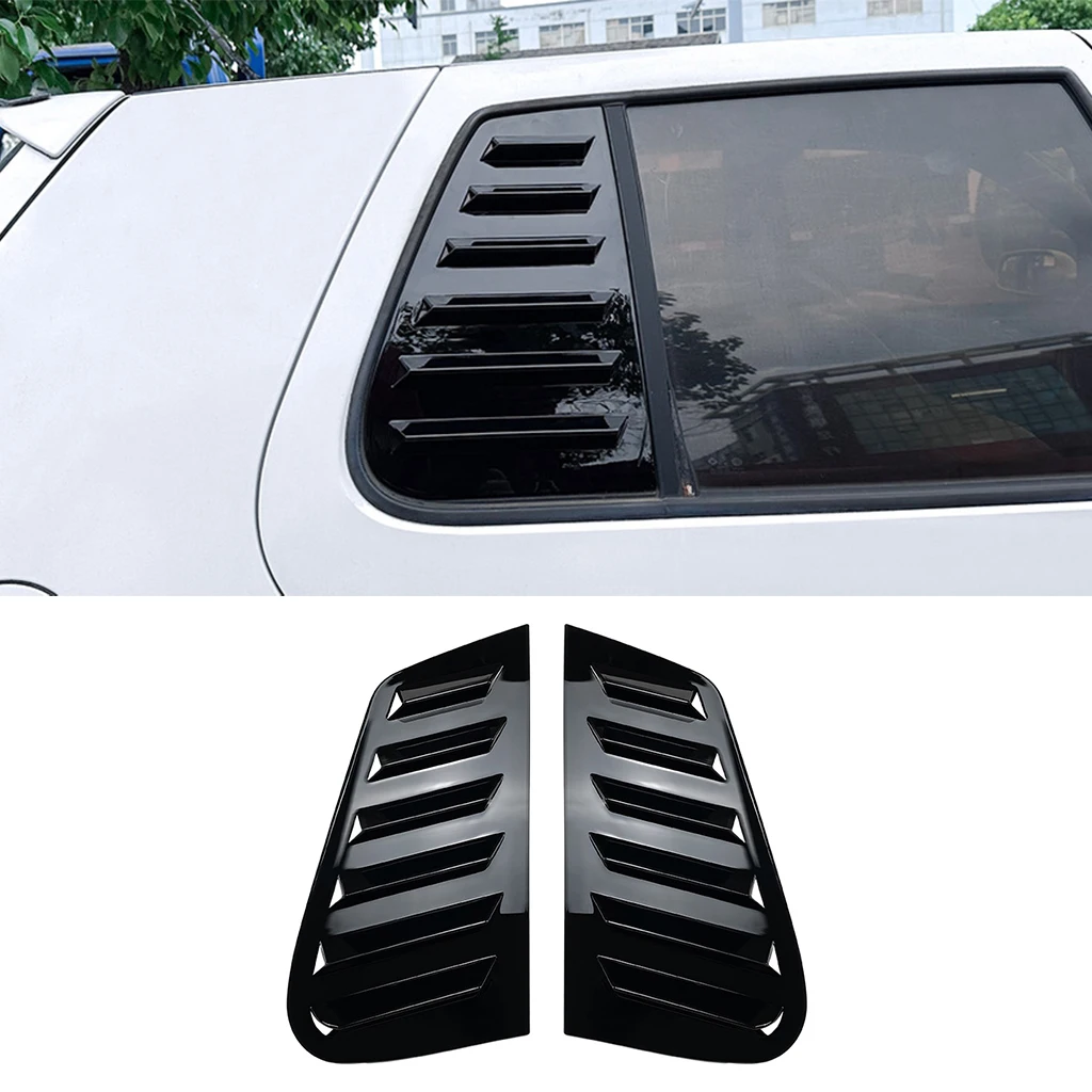 

Обшивка затвора заднего стекла автомобиля, обшивка оконных жалюзи, боковая обшивка вентиляционного отверстия для Volkswagen Golf 4 MK4 1997-2006, глянцевый черный/карбоновый вид