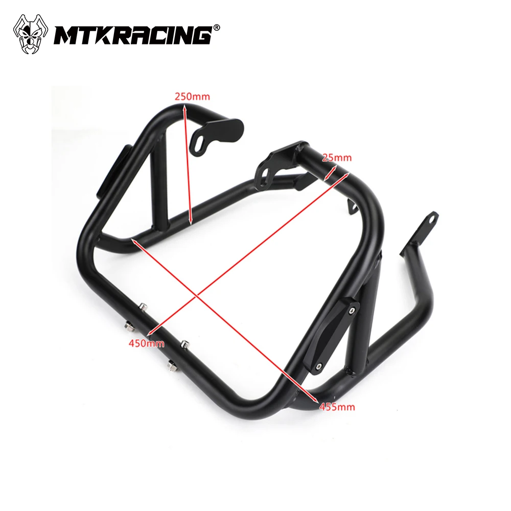 MTKRACING 크래시 바, 야마하 MT-15 2018-2024 오토바이 범퍼 엔진 가드 크래시 바, 바디 프레임 보호대 액세서리