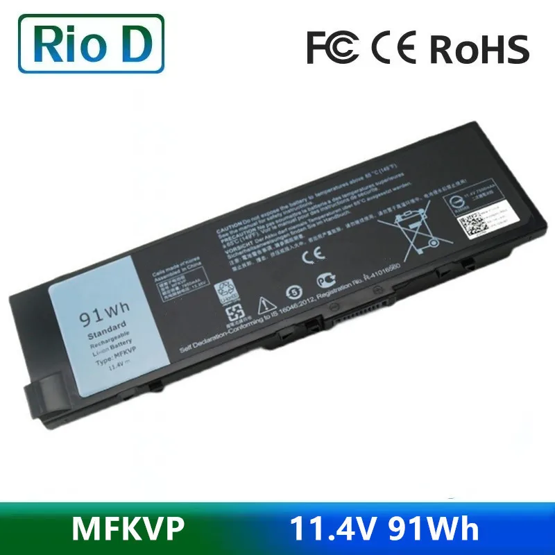 

Аккумулятор MFKVP 11,4 в 7510 Втч для ноутбука Dell Precision 1G9VM GR5D3 0FNY7 M28DH 7520 7710 7720 M7710 M7510 T05W1