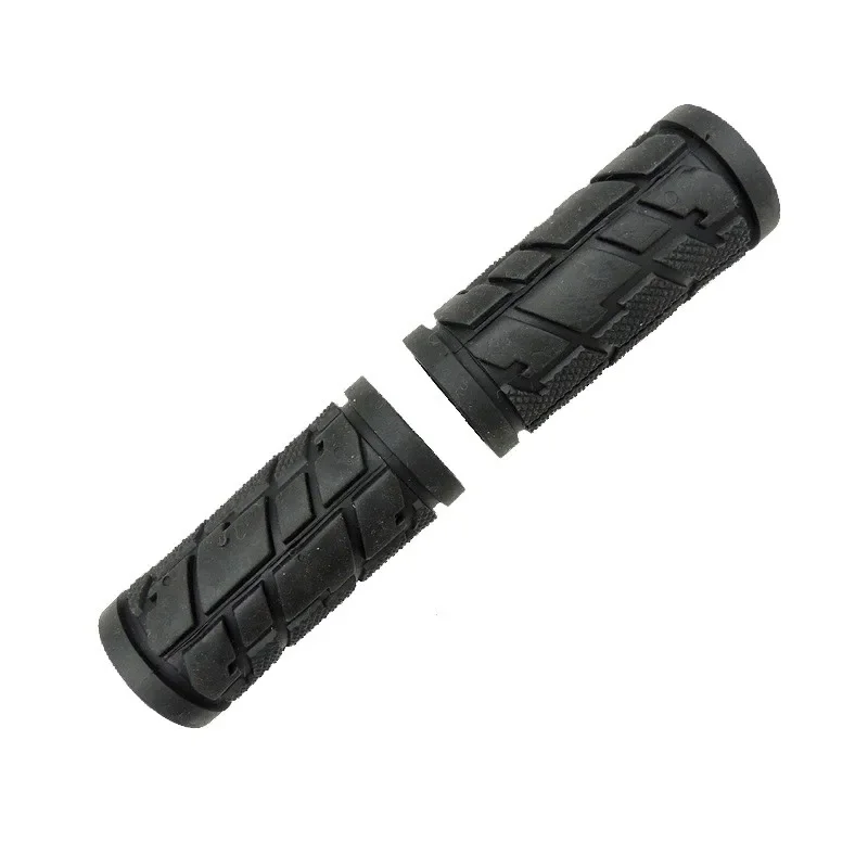Description Picture 4 of item1 Pair Bike Handlebar Grips Bicycle Shift Short Texture Handlebar Cover 2.56in/65mm Half Rubber Short Handlebar Cover
