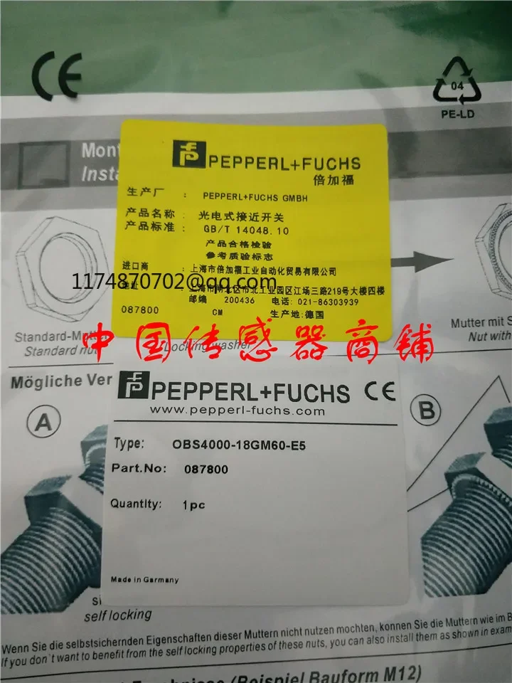 

OBS4000-18GM60-E5 sensor proximity switch New And Original