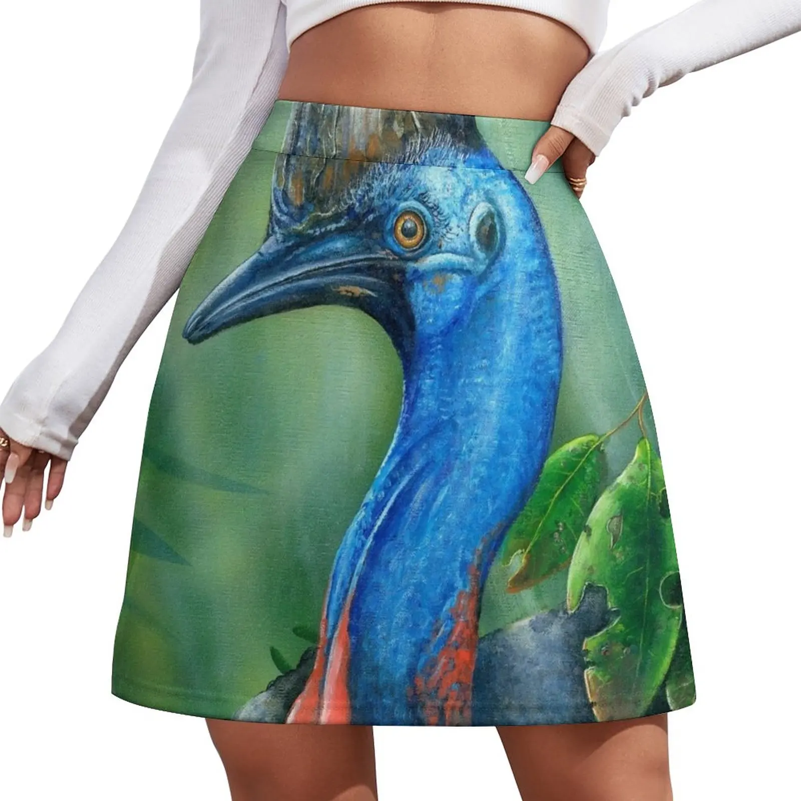 Sothern Cassowary ( endangered Species ) Mini Skirt korean skirt festival outfit women summer dress for women 2024