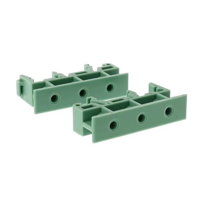 2pcs DIN 35mm Rail Adapter Circuit Board Mounting Bracket Mount Holder Multi Tools DRG-01 PCB Mount Holder 4