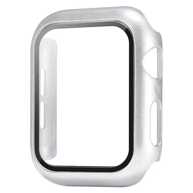 Ultimate Tempered Glass Screen Protector Case for Apple Watch – Rugged Full Coverage Guard
