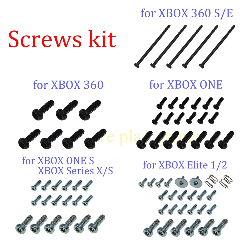 Universal Gaming Console Screws Kit - 10 Set