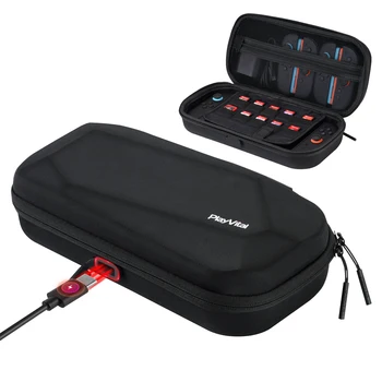 PlayVital Carrying Case for Nintendo Switch 2 with Silicone Charging Port, Portable Travel Case with 10 Game Card Slots - Black 1