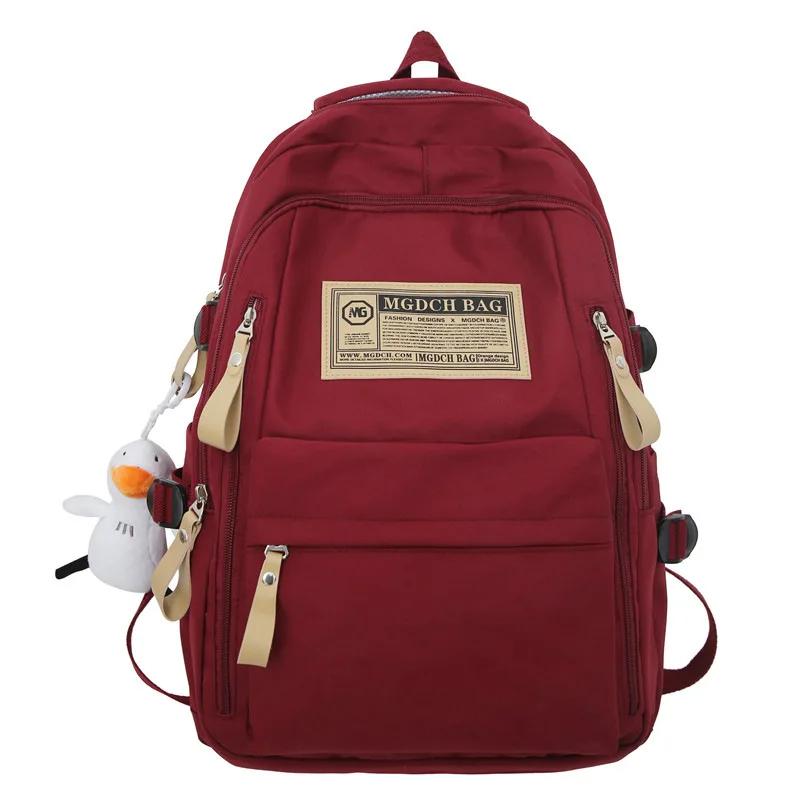 Zaino da scuola per studenti grandi alla moda Zaino per ragazze Borsa da scuola per ragazzi Zaino da donna ad alta capacità Zaino da viaggio per il tempo libero femminile Mochila - immagine 6