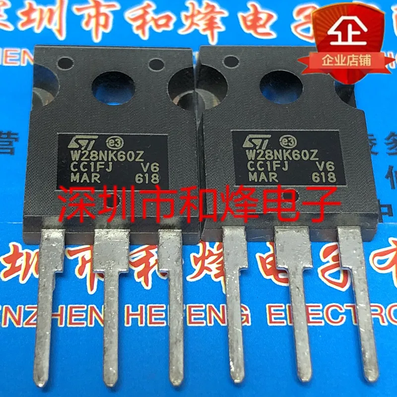 

Free shipping W28NK60Z STW28NK60Z TO-247 600V 27A 20PCS