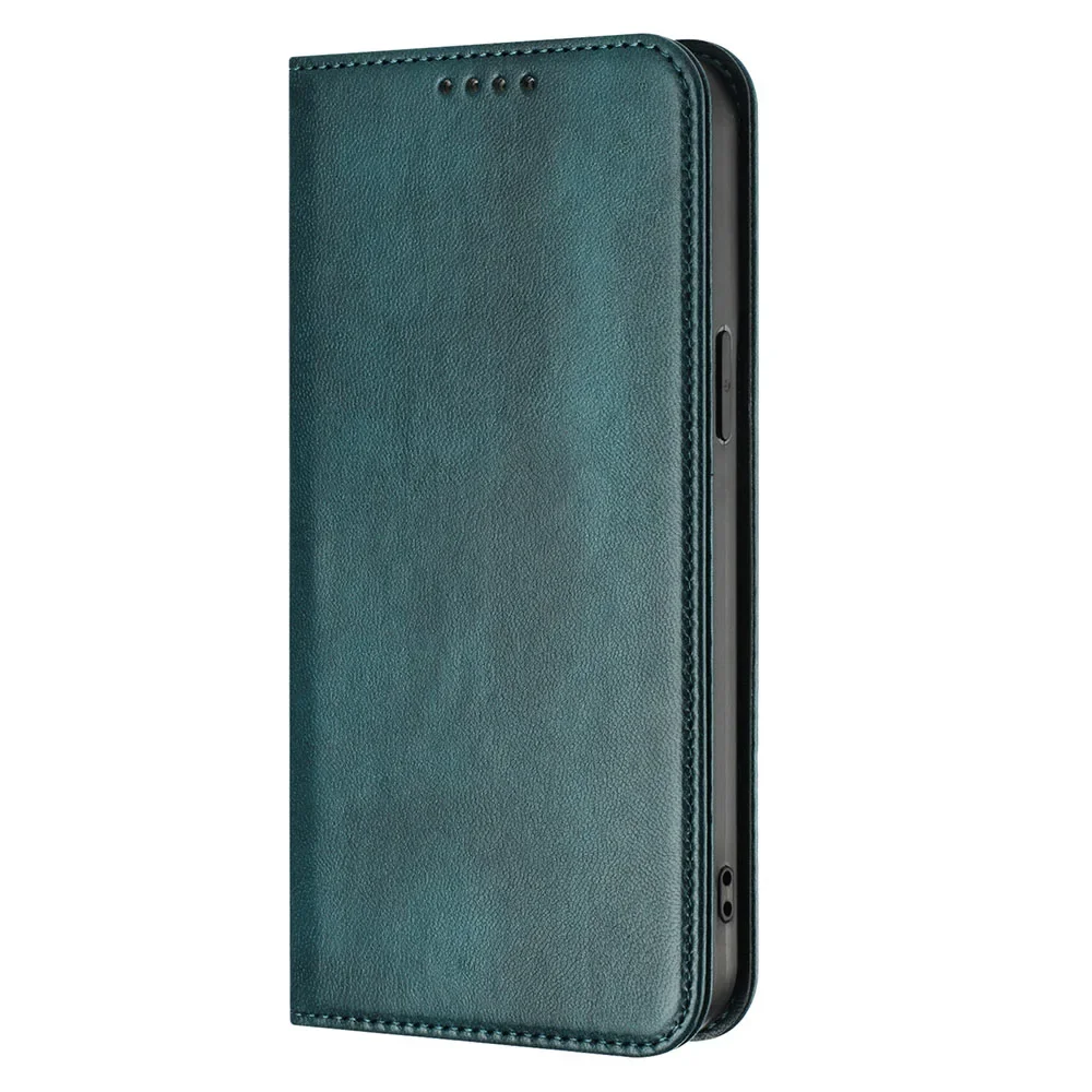 Leather Wallet Flip Cover with Magnetic Closure