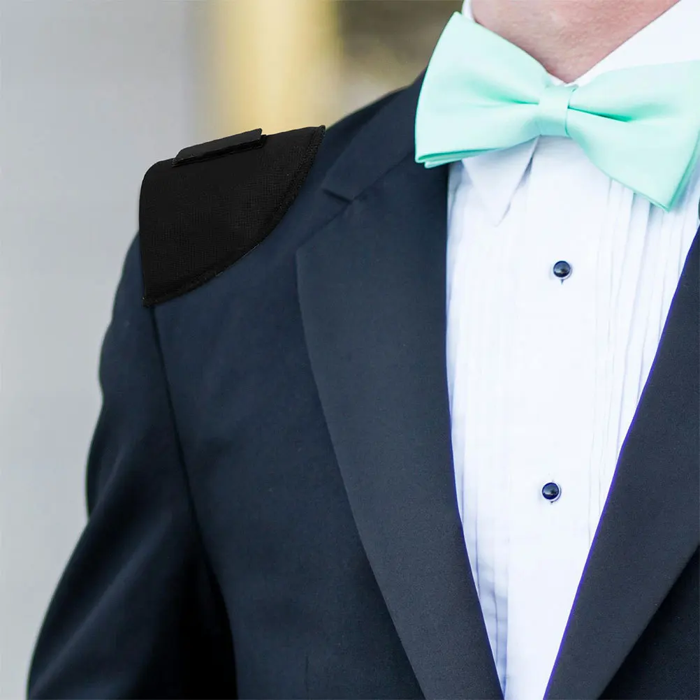 8Pcs 어깨 패드 탈착식 폼 스폰지 미끄럼 방지 두꺼운 강화제 여성용 소프트 쿠션 드레스 블라우스 셔츠 자켓