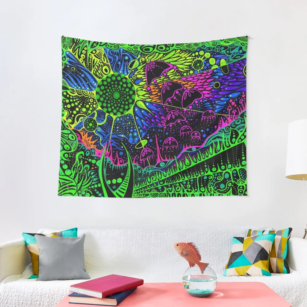 

Flight of the Shrooms Tapestry Home Decoration Accessories