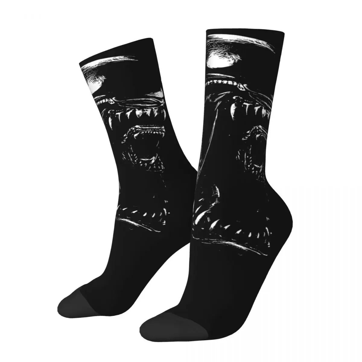 

Happy Funny Men's Socks Hip Hop Alien Movie Xenomorph Sock Polyester High Quality Women Socks Spring Summer Autumn Winter