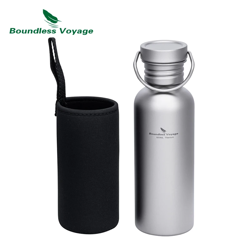 Titanium Water Bottle For Camping Hiking And Outdoor Activities_voghion.com