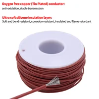 Super Soft Copper Wire Box (5 Colors Mix Kit) Heat Resistant Flexible Silicone 30/28/26/24/22/20AWG Electric Tinned Copper Cable - Image 3
