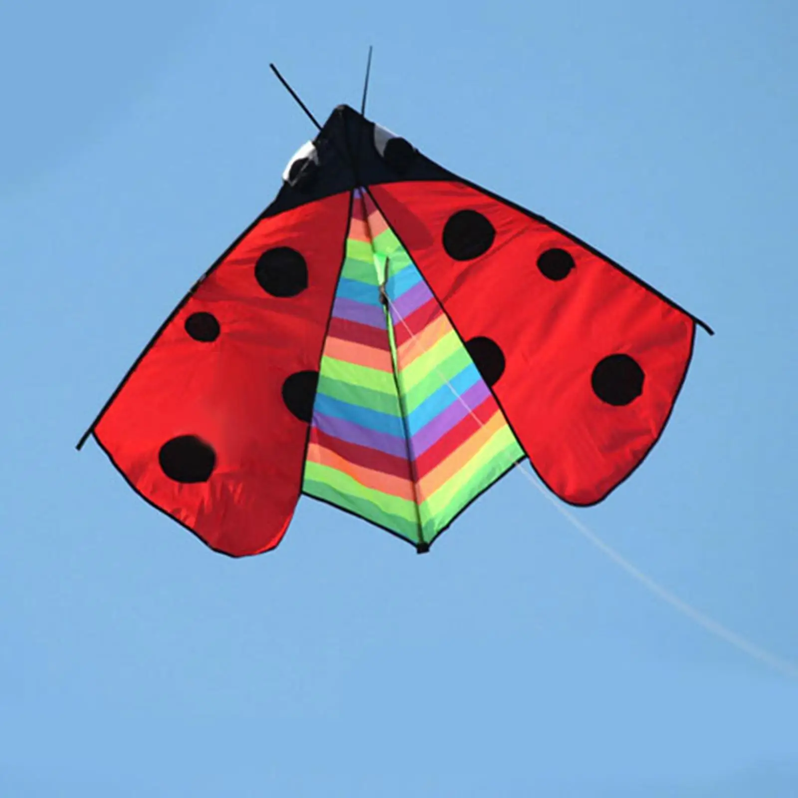 Ladybug Kite Easy Single-Line Windsock Delta For Outdoor Fun