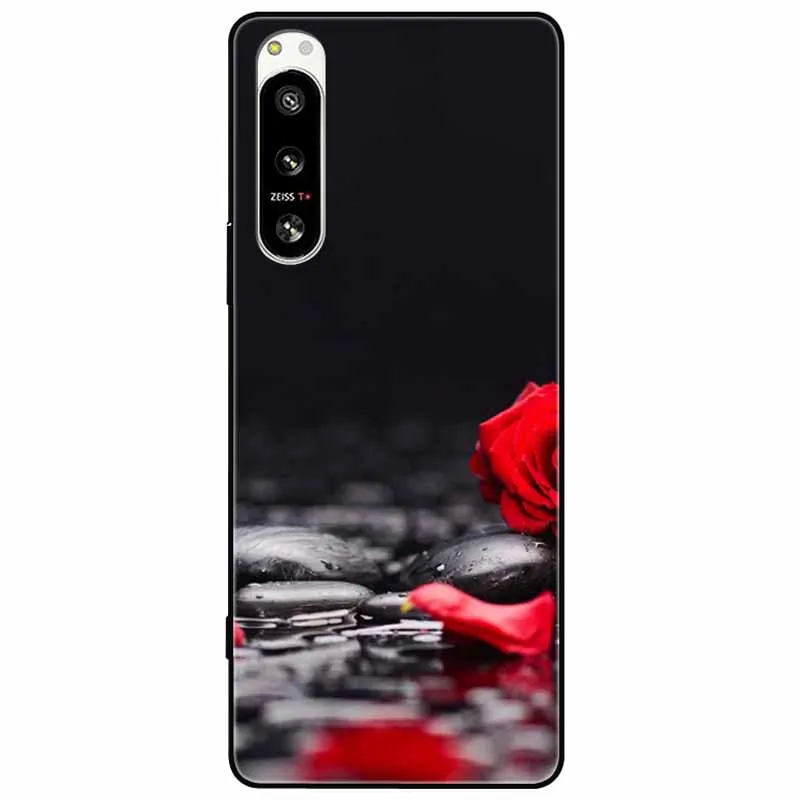 Soft Black Silicone Forest Painted Phone Back Cover TPU Coque