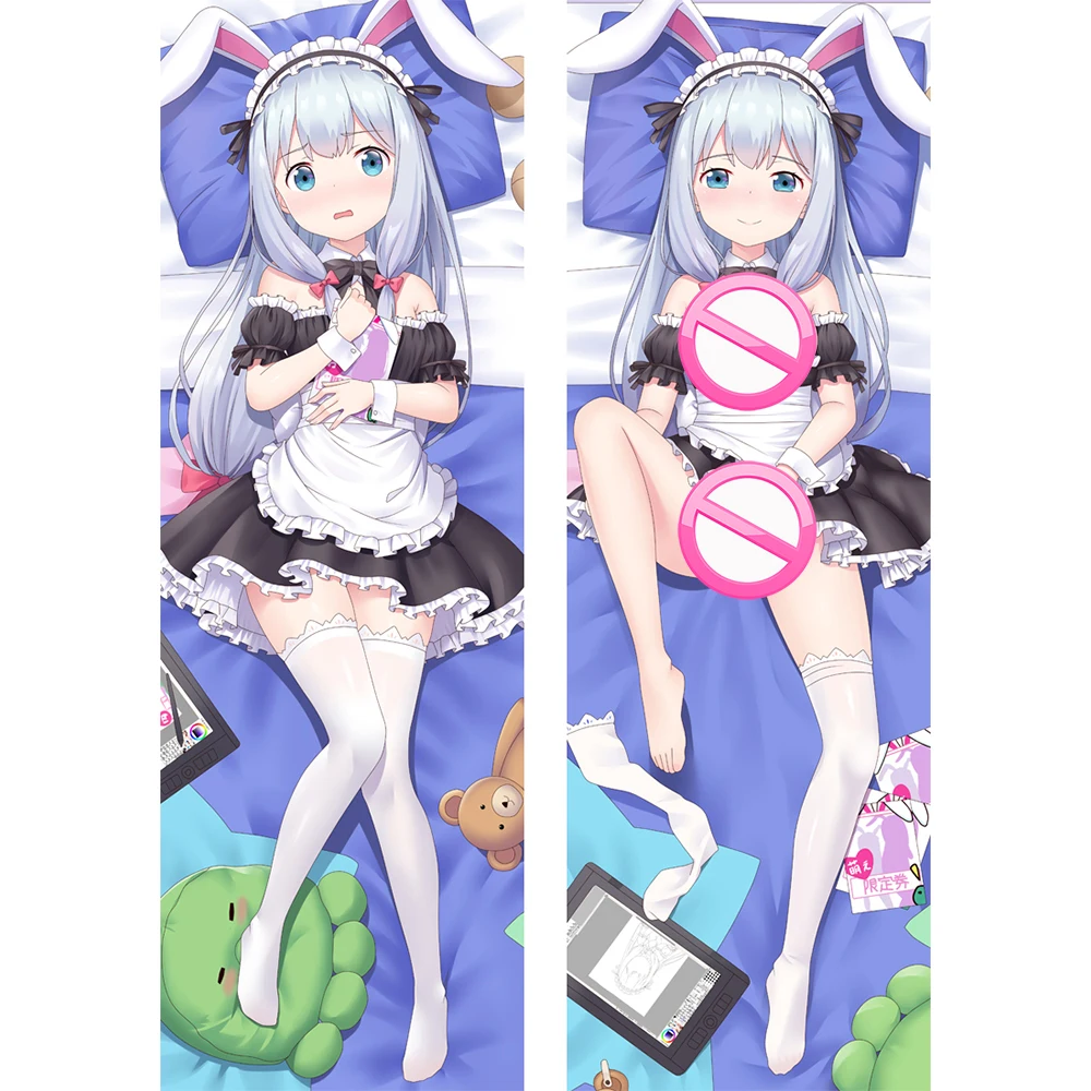 Симпатичные обнимающие подушки Izumi Sagiri Dakimakura Чехол Otaku спальня постельное белье