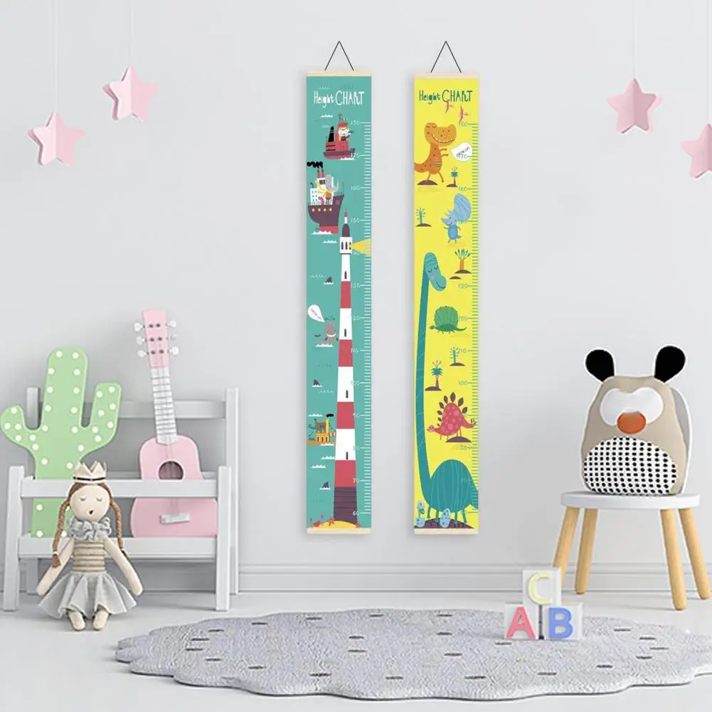 Height Growth Chart Useful Reusable Delicate Kids Height Chart Wall Decor for Kindergarten Marker Ruler