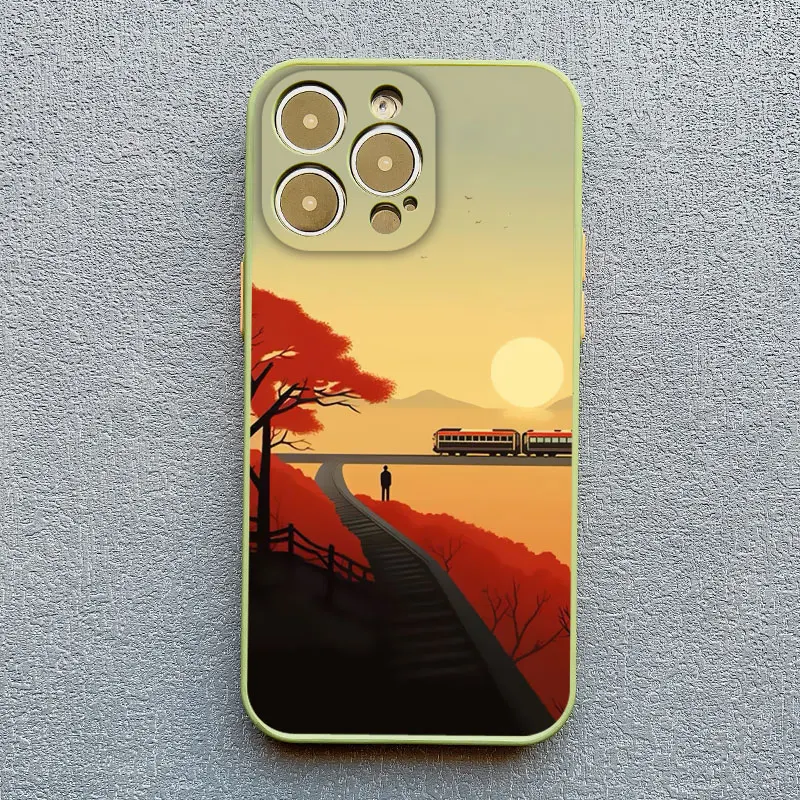 Autumn Maple Leaf Scenery Fall Phone Case