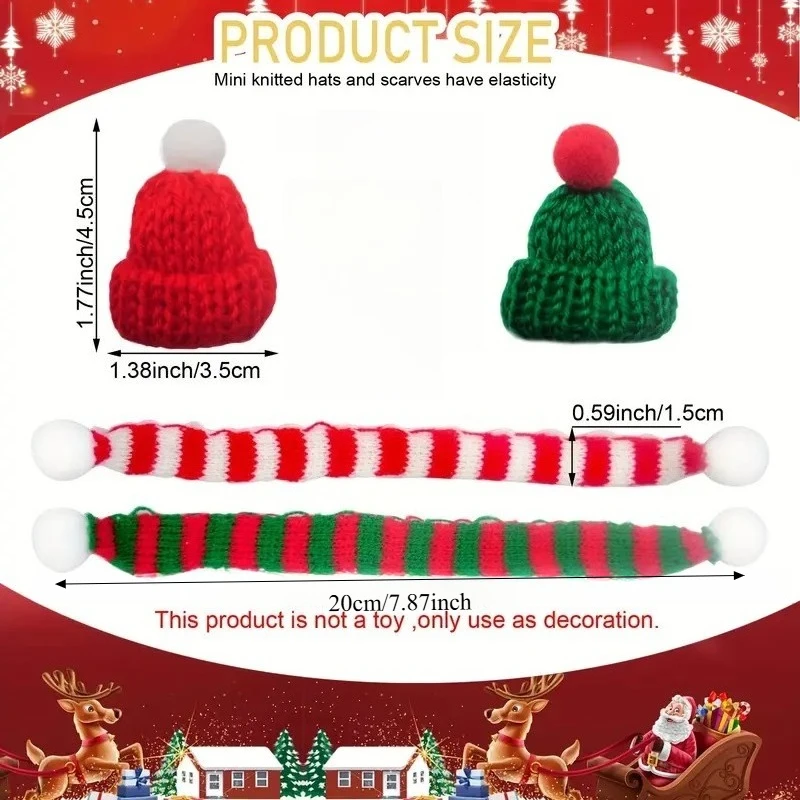 Mini Cashmere Knitting Hats DIY Craft Kit