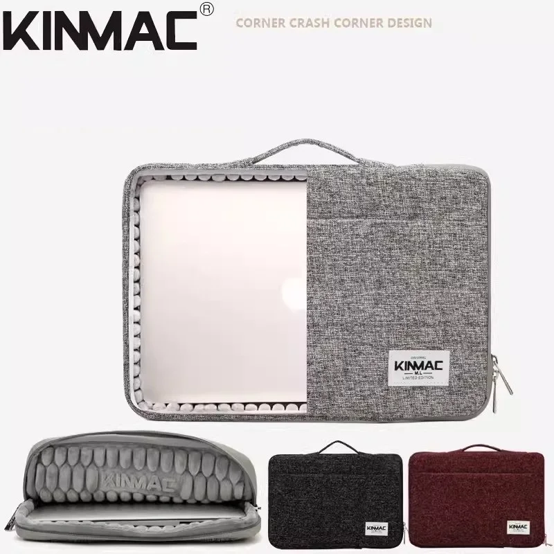 Borsa Per Laptop Kinmac Di Marca 12,13.3,14,15.4,15.6 Pollici, Borsa A Mano Da Donna Con Fiocco Di Neve Per Macbook Air Pro M1 13.3 Valigetta Pc