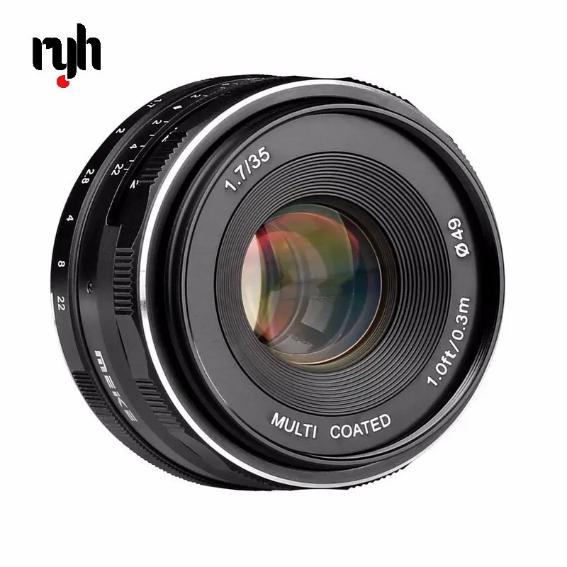 4/3-35-1.7 35 Millimetri F1.7 Grande Apertura Di Messa A Fuoco Manuale Obiettivo Per Olympus Per Panasonic M4/3 Gx85 Gh5 Fz280 Fz300 G85 Gh4 Gh5S E-M5