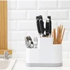 Multifunction Cutlery Drainer and Organizer Knife Holder Utensils Holder Caddy for Countertop Chopsticks Spoon Kitchen Organizer 2
