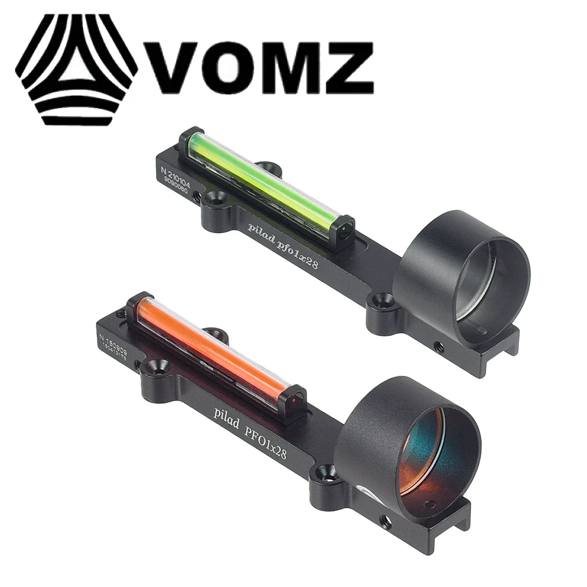 VOMZ Fiber Optic Red Dot Sight 11mm Rail