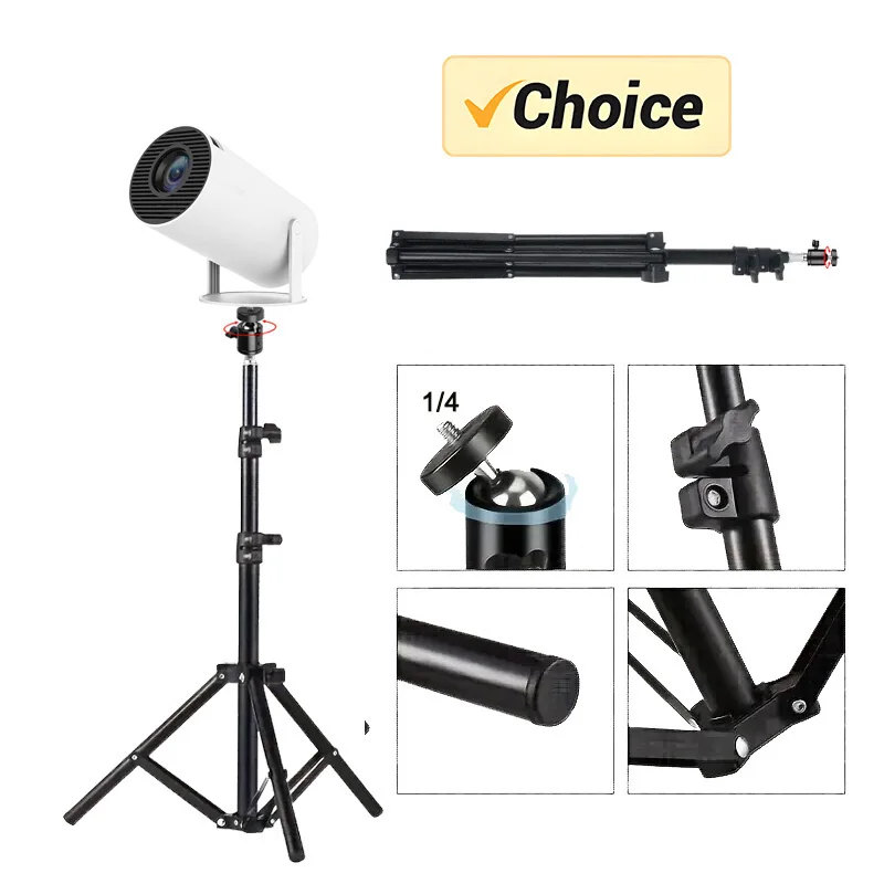 Projector Tripod Stand DITONG 110/160cm Portable Bracket For magcubic HY300 pro HY320mini projector Scalable