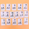 36 Pcs Math Flashcards Arithmetic Cards of Addition Subtraction Multiplication Division Kids Ages 4-8 Maths Learning Pocket Card 6