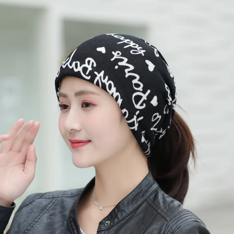 Multi-Functional Twist Headwear with Face Coverage Adjustable Neck printed kerchief for Outdoor Travel Sports Modest Fashion