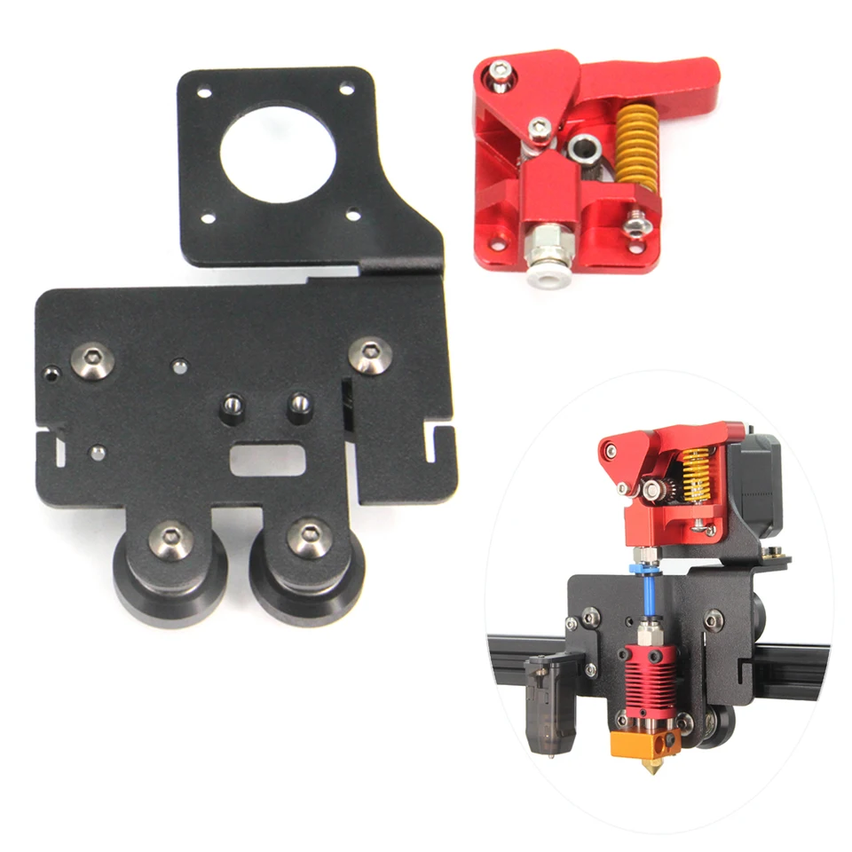 Kit De Conversion D'extrudeuse à Entraînement Direct Ender 5 En Aluminium Compatible Avec Extrudeuse DDB Pour Imprimante 3D Creality Ender-5 Ender 5 Pro